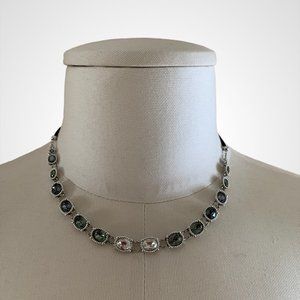 Swarovski Rosette Necklace with Box